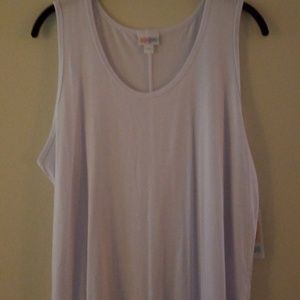 BNWT, Lularoe 2xl Solid White Tank Top